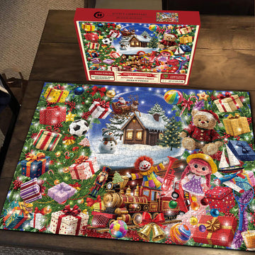 Gioioso puzzle natalizio puzzle 1000 pezzi